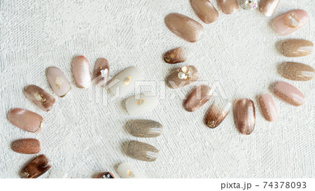 ネイルチップ/ジェルネイル/nail tip sample 74378093