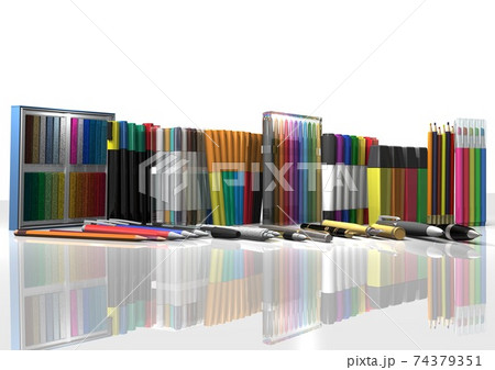 文具 ペン類(3DCG) 文具 ペン類(3DCG) 74379351