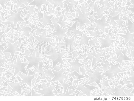 敷詰め_星_★_灰色_埋めつくし_横長 74379556
