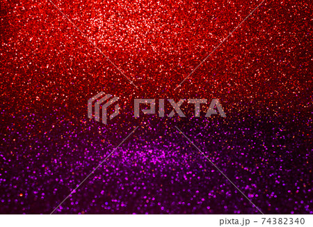 Red and purple glitter and sparkling glitter. Colour transition through the middle Red and purple glitter and sparkling glitter. Colour transition through the middle 74382340
