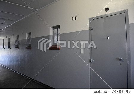 南アフリカ、ケープタウン、マンデラ大統領が収容されていた刑務所島、ロベン島 74383297