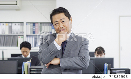 オフィスワーク ビジネスマン オフィスワーク ビジネスマン 74385998