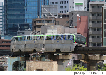 東京モノレール 形の写真素材