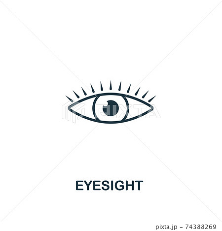 Eyesight Icon Premium Style Design From のイラスト素材