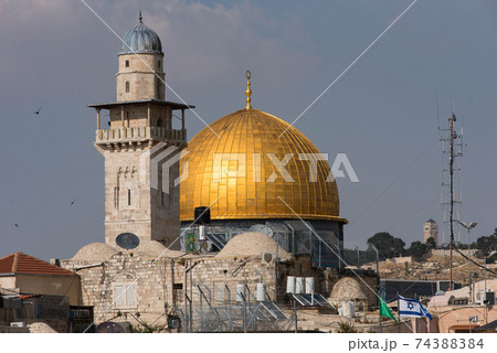 Dome of the Rock and Al Aqsa mosque, Jerusalem 74388384