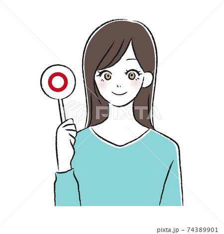 マル 女性 マル 女性 74389901