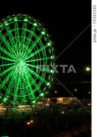淡路サービスエリアの夜景 淡路サービスエリアの夜景 74391585