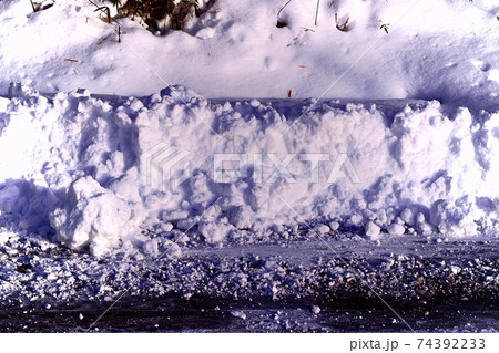那須高原の雪の表情 那須高原の雪の表情 74392233