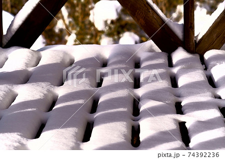 那須高原の雪の表情 那須高原の雪の表情 74392236