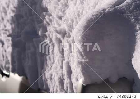 那須高原の雪の表情 那須高原の雪の表情 74392243