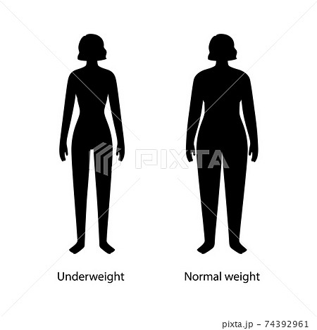 Woman anorexia concept 74392961