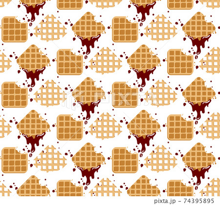 Pattern waffles Pattern waffles 74395895