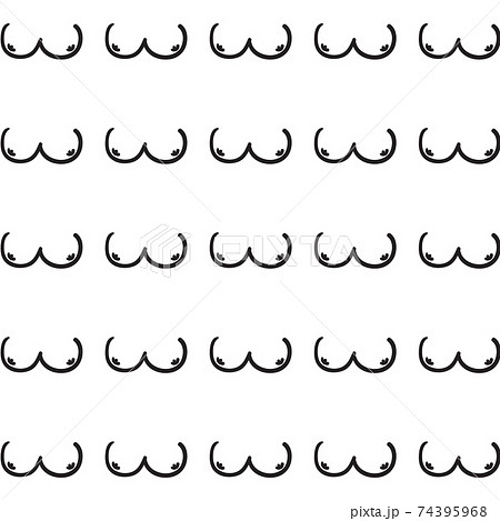 Woman's breast pattern 74395968