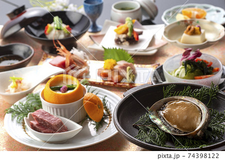 会席料理 和食 日本食 盛付 会席料理 和食 日本食 盛付 74398122