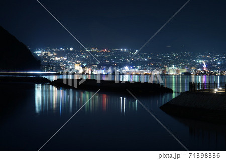 別府湾夜景 74398336