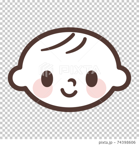 娃娃臉可愛圖標 74398606