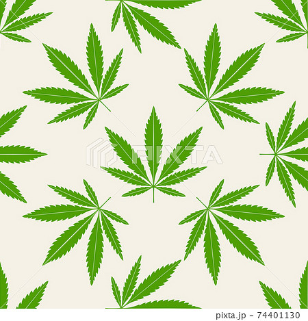 Cannabis seamless pattern. 74401130