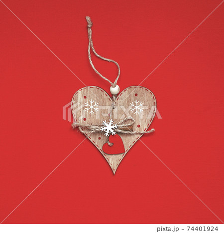 Valentine's Day Square concept with white hearts on red background Valentine's Day Square concept with white hearts on red background 74401924