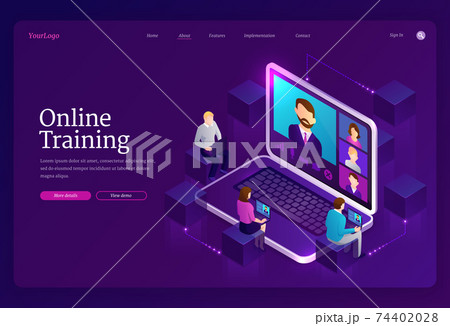 Online training, digital distance education Online training, digital distance education 74402028