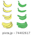 Yellow banana food sweet fruit fun nice 74402617