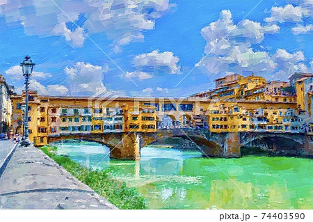 イタリア・フィレンツェの風景 74403590