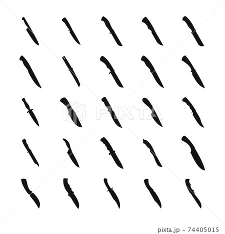 Collection of army knives 74405015