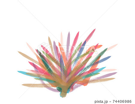 イラスト、イメージ、色、彩　8 74406986