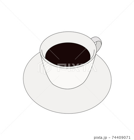 カップに入ったコーヒーのイラスト素材 カップに入ったコーヒーのイラスト素材
