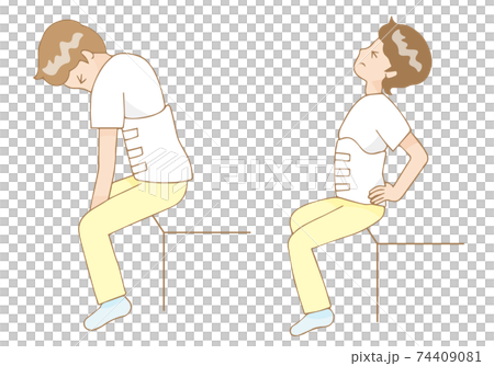 Corset person with back pain 74409081