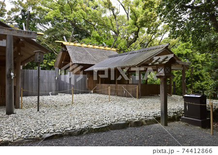 伊勢神宮　内宮別宮　月読荒御魂宮 74412866