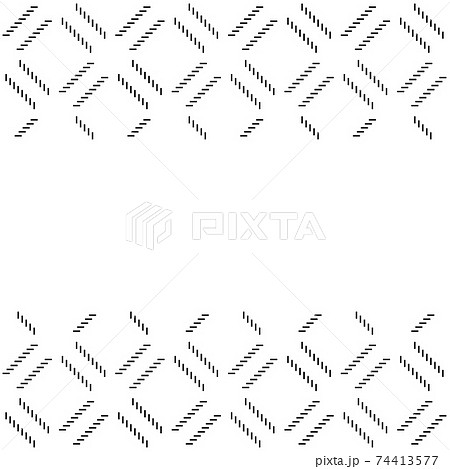 Abstract geometric black and white seamless pattern for web page, textures, card, poster, fabric, textile. Monochrome graphic repeating design. Modern minimalist stylish squared ornament. 74413577