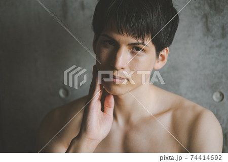 男性ヒゲ脱毛 男性ヒゲ脱毛 74414692
