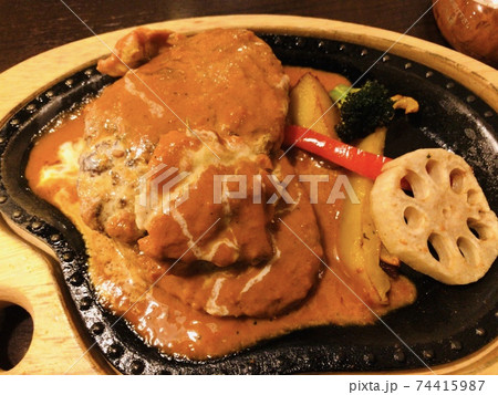 チキンハンバーグステーキ 74415987