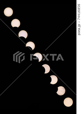 部分日食の全経過 74416856