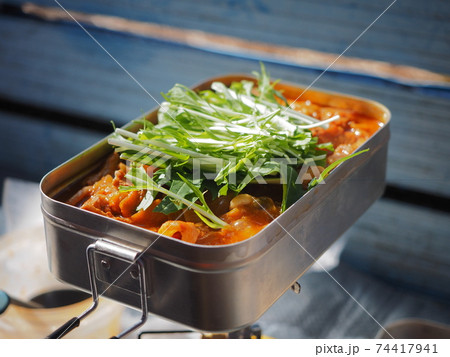メスティンで作る赤から鍋 メスティンで作る赤から鍋 74417941
