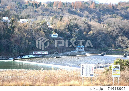 河原　危険看板設置場所 74418005