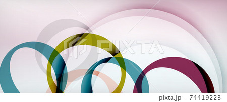 Ring geometric shapes, o letter repetition wallpaper. Abstract background for business or technology presentations, internet posters or web brochure covers Ring geometric shapes, o letter repetition wallpaper. Abstract background for business or technology presentations, internet posters or web brochure covers 74419223