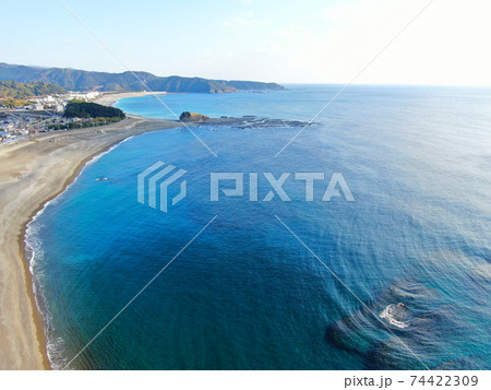空撮・和歌山県「志原海岸」 空撮・和歌山県「志原海岸」 74422309