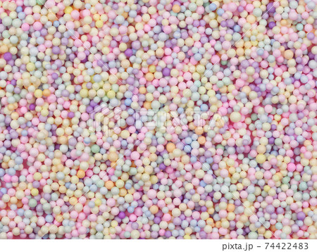 Small colorful pastel balls 74422483