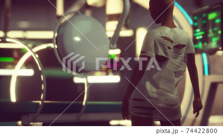 lost patient in MRI laboratory 74422800