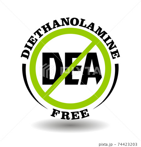 Vector Stamp Diethanolamine Free Non Dea No のイラスト素材