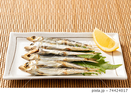 うるめいわしの丸干し の写真素材