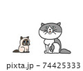 猫イラスト 74425333