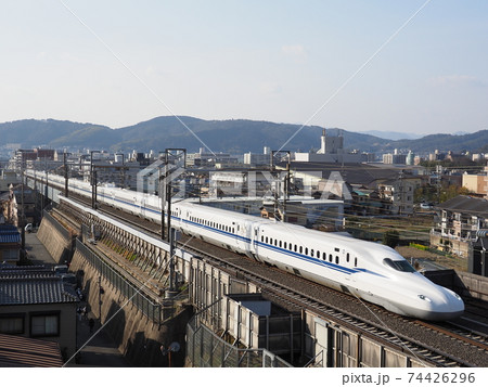 新幹線N700S J10編成 山科付近にて 新幹線N700S J10編成 山科付近にて 74426296