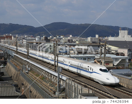 新幹線N700S　J7編成　山科付近にて 74426394