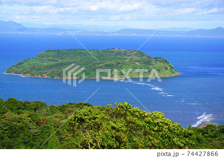 知林ヶ島、指宿市、鹿児島県、日本 知林ヶ島、指宿市、鹿児島県、日本 74427866