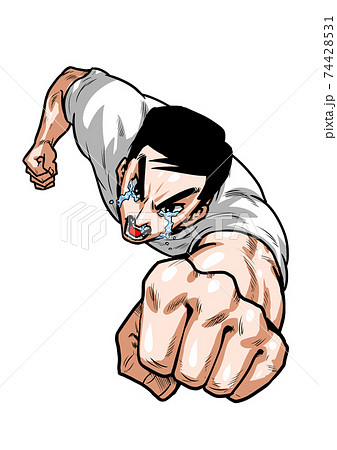 スーパーマン, パンチ, 拳, Tシャツ, 74428531