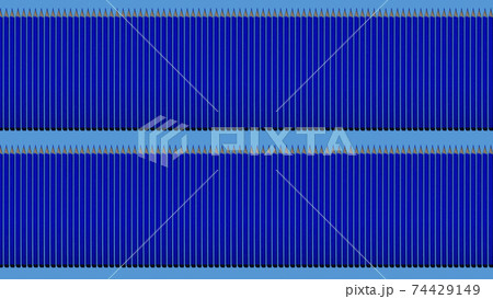 Pattern of dark blue pencils. 74429149