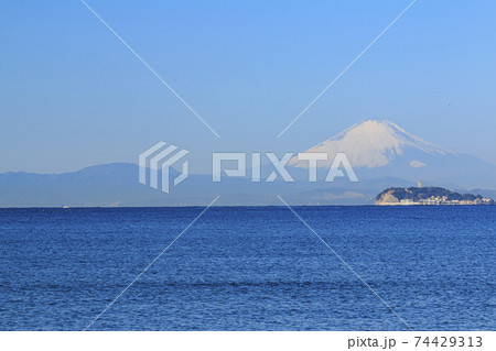 湘南三浦半島の逗子市・葉山町の冬 74429313