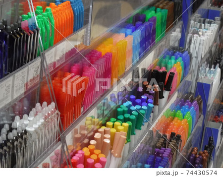 文房具店の売り場 〜Stationery store sales floor 文房具店の売り場 〜Stationery store sales floor 74430574